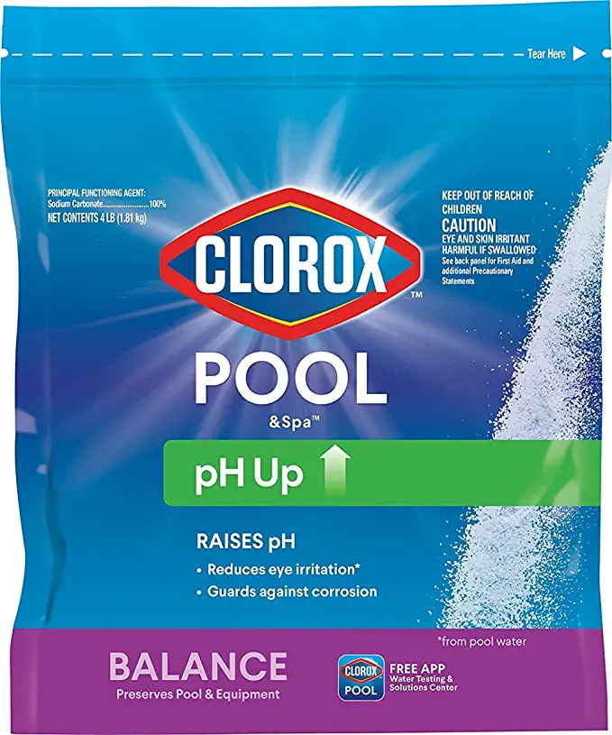 sodium carbonate to raise ph level in pool